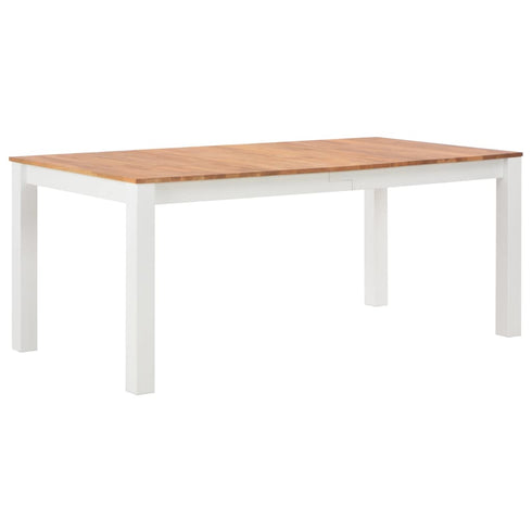 Maison Madeleine -  7 Piece Dining Set Solid Oak Wood